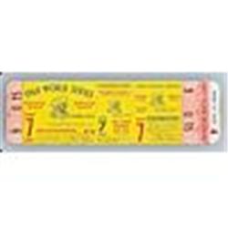 1960 World Series Game 7 Unused Full Ticket
