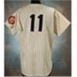 1952 Johnny Sain New York Yankees Game-Used Home Pinstripe Flannel Jersey