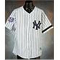2000 Scott Brosius New York Yankees Game-Used World Series Home Pinstripe Jersey (Yankees-Steiner LO