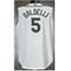 Circa 2003 Rocco Baldelli Tampa Bay Devil Rays Game-Used Home Jersey (Rookie Era)