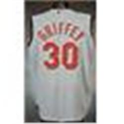 2000 Ken Griffey, Jr. Cincinnati Reds Game-Used Road Jersey