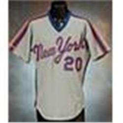 1987 Howard Johnson New York Mets Game-Used Road Jersey