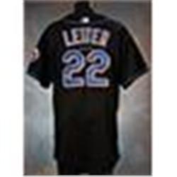 2003 Al Leiter New York Mets Game-Used & Autographed Black Alternate Jersey (JSA)