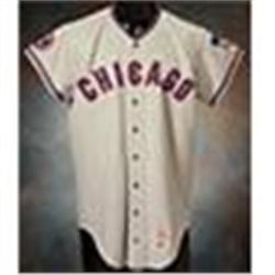 1968 Vic LaRose Chicago Cubs Game-Used Road Flannel Jersey