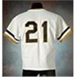 1970 Roberto Clemente Pittsburgh Pirates Game-Used Home Knit Jersey