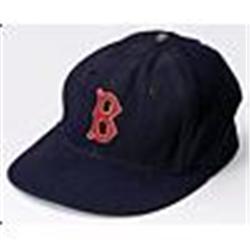 Circa 1950 Ted Williams Boston Red Sox Game-Used & Autographed Cap (JSA)