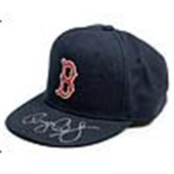 Late 1980s Roger Clemens Boston Red Sox Game-Used & Autographed Cap (JSA)
