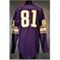 Mid 1960s Carl Eller Minnesota Vikings Game-Used Purple Durene Jersey