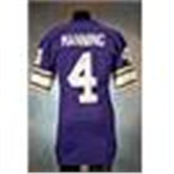 1985 Archie Manning Minnesota Vikings Game-Used & Autographed Purple Mesh Jersey (JSA)