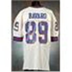 1989 Mark Bavaro New York Giants Game-Used White Mesh Jersey (Mears Graded)