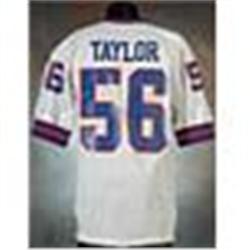 1990 Lawrence Taylor New York Giants Game-Used White Mesh Jersey (Championship Season)