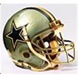 1990 Troy Aikman Dallas Cowboys Game-Used Rookie Helmet (Photo Match to Rookie Card)