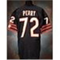 Circa 1985 William "The Refrigerator" Perry Chicago Bears Game-Used Navy Blue Mesh Jersey (Rookie Er