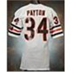 Circa 1985 Walter Payton Chicago Bears Game-Used White Mesh Jersey