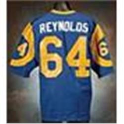 1970s Jack "Hacksaw" Reynolds Los Angeles Rams Game-Used Blue Mesh Jersey