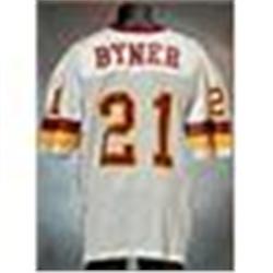 Early 1990s Earnest Byner Washington Redskins Game-Used White Mesh Jersey