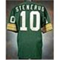 Early 1980s Jan Stenerud Green Bay Packers Game-Used Green Mesh Jersey