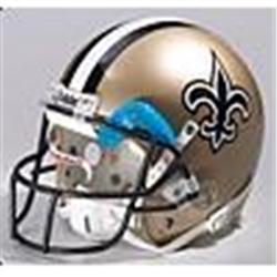 2006 Deuce McAllister New Orleans Saints Game-Used Helmet with Mouthpiece (2)