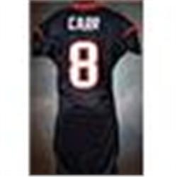2004 David Carr Houston Texans Game-Used Blue Mesh Jersey