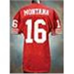 Circa 1990 Joe Montana San Francisco 49ers Game-Used & Autographed Red Mesh Jersey (JSA)