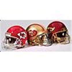 Lot of Two Game-Used Helmets & One Autographed Helmet (3) (JSA)