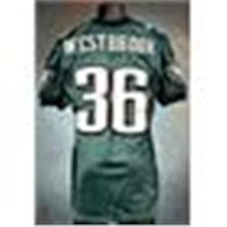 2006 Brian Westbrook Philadelphia Eagles Game-Used Green Mesh Jersey