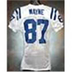 1/2/05 Reggie Wayne Indianapolis Colts Game-Used White Mesh Jersey