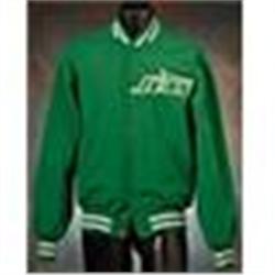 Circa 1978 New York Jets Worn Sideline Jacket Attributed to Joe Namath (Ex-Frank Sinatra Estate)