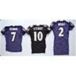 2004 Kordell Stewart Black Mesh, 2002 Anthony Wright Purple Mesh, & 2002 Chris Redman Purple Mesh Ga