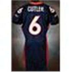 2006 Jay Cutler Rookie Denver Broncos Game-Used Navy Blue Mesh Jersey