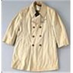 1970s Hank Stram Kansas City Chiefs Sideline Worn & Autographed Trench Coat (JSA)