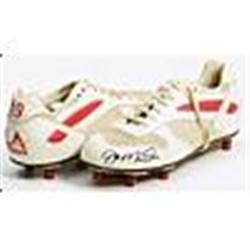 1993-94 Joe Montana KC Chiefs Game-Used & Autographed Cleats (JSA)
