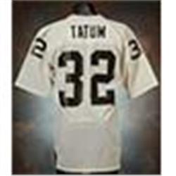Late 1970s Jack Tatum Oakland Raiders Game-Used White Mesh Jersey