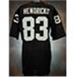 Early 1980s Ted Hendricks Oakland Raiders Game-Used Black Mesh Jersey