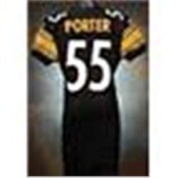 2006 Joey Porter Pittsburgh Steelers Game-Used Black Mesh Jersey