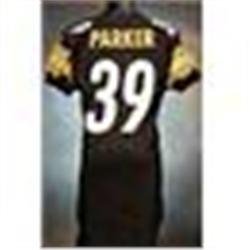 2006 Willie Parker Pittsburgh Steelers Game-Used Black Mesh Jersey