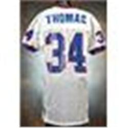 1994 Thurman Thomas Buffalo Bills Game-Used White Mesh Jersey