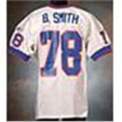 1998 Bruce Smith Buffalo Bills Game-Used White Mesh Jersey