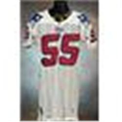1996 Willie McGinist New England Patriots Game-Used White Mesh Jersey