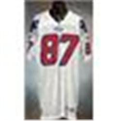 1998 Ben Coates New England Patriots Game-Used White Mesh Jersey