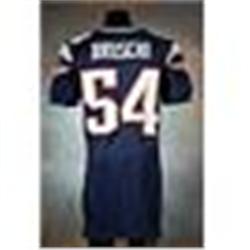 2006 Tedy Bruschi New England Patriots Game-Used Blue Mesh Jersey