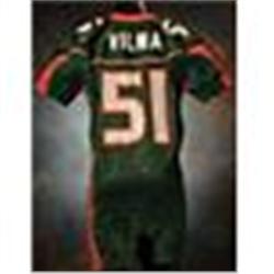 2003 Jonathan Vilma Miami Hurricanes Game-Used Green Mesh Jersey