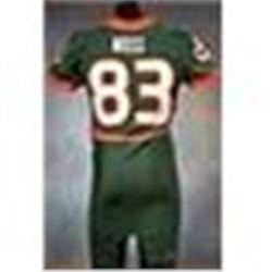 2005 Sinorice Moss Miami Hurricanes Game-Used Green Mesh Jersey