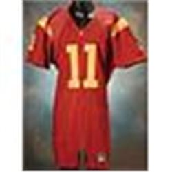 2004 Matt Leinart USC Trojans Game-Used Cardinal Red Mesh Jersey