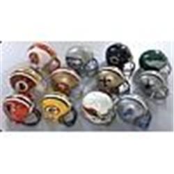 Lot of Twelve NFC Game-Used Helmets (12)