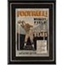 1930 Framed Chicago Bears Schedule