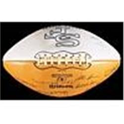 1967-68 San Francisco 49ers Team Autographed Football (JSA)