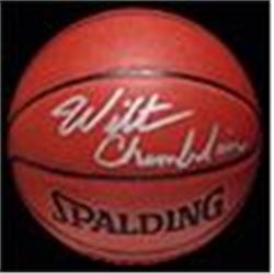 Wilt Chamberlain Autographed Basketball (JSA)