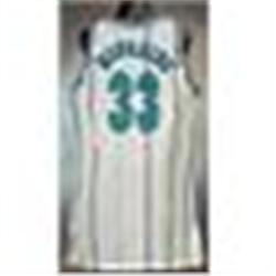 1994-95 Alonzo Mourning Charlotte Hornets Game-Used Home Jersey