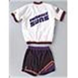 1996-97 A.C. Green Phoenix Suns Game-Used Alternate Shorts & Home Warm-Up Jacket (2)